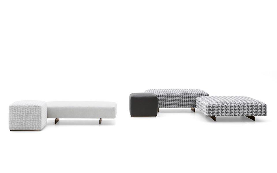 Damier пуф Minotti — дизайн Rodolfo Dordoni