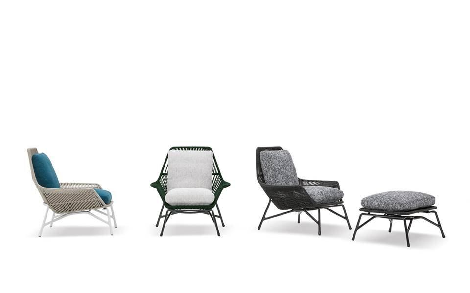 Prince "Cord" Outdoor уличная мебель Minotti — дизайн Rodolfo Dordoni