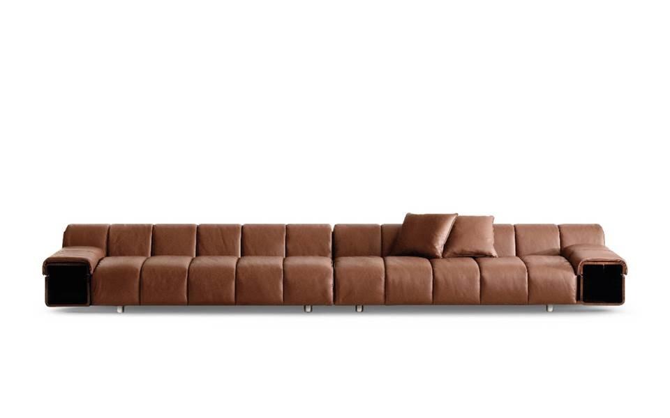 Ruffle диван Minotti — дизайн GamFratesi