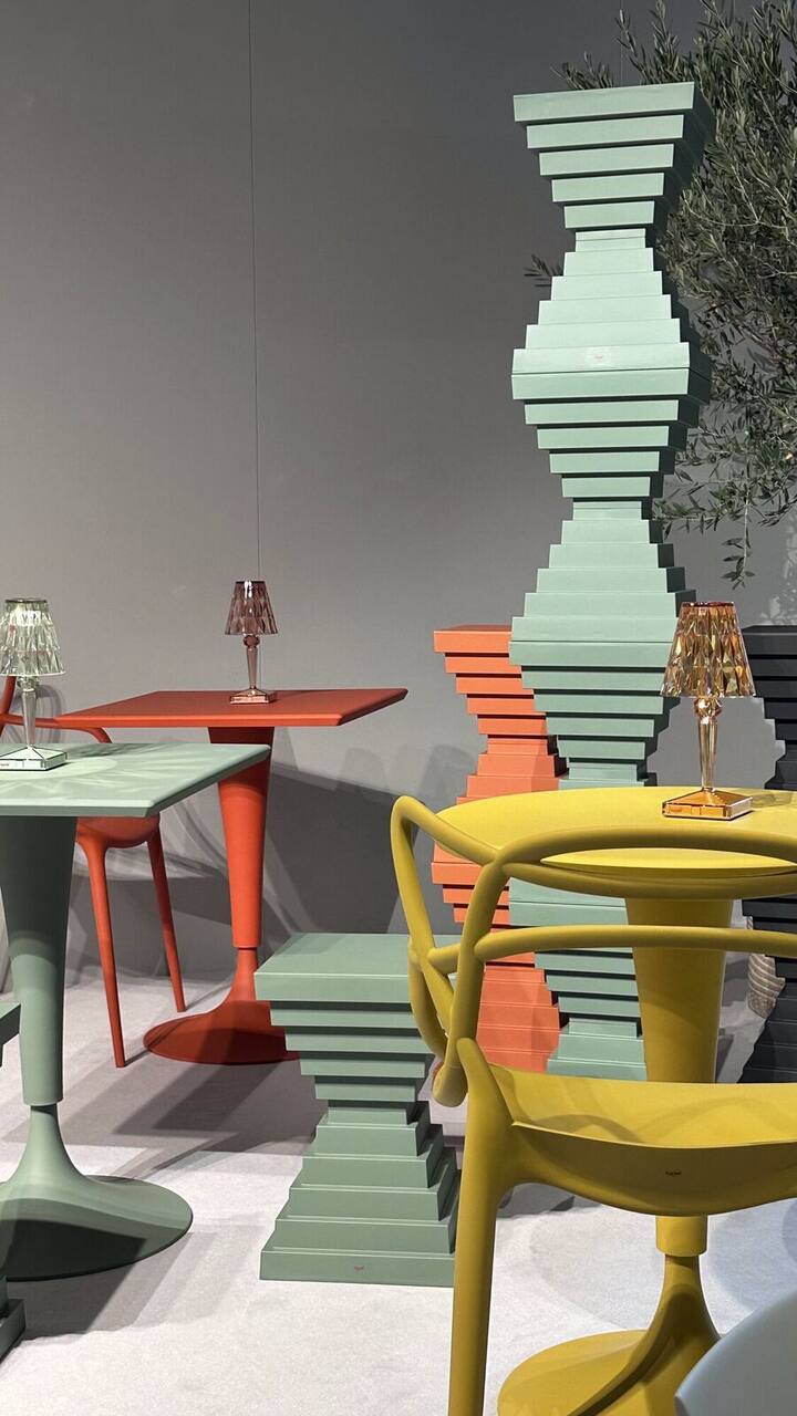 Kartell на Salone del Mobile 2026 — пластик как искусство